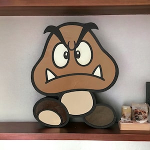 Goomba - Mario Bros. Wooden Display