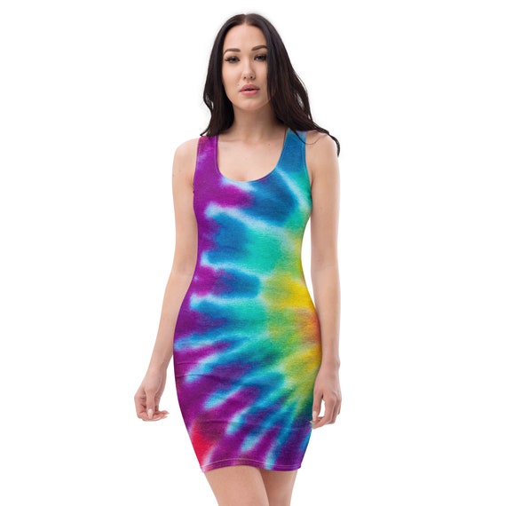 Tie-dye Bodycon dress