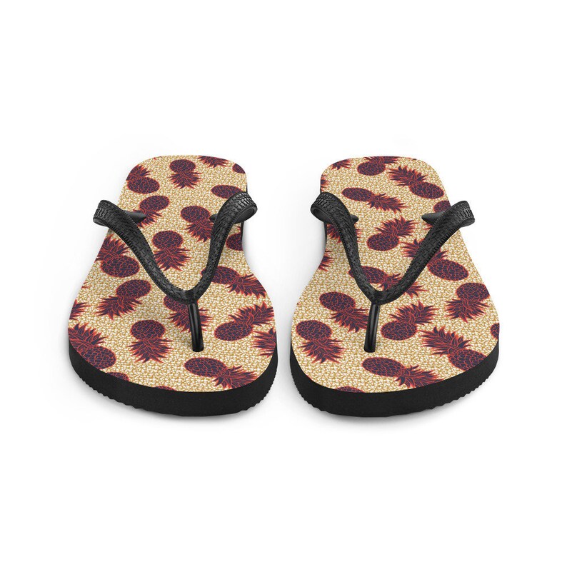 Pineapple Flipflops Etsy