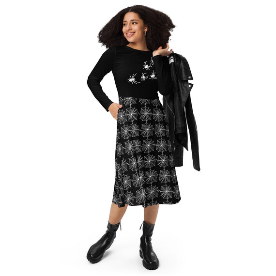 Halloween Spider Web Dress