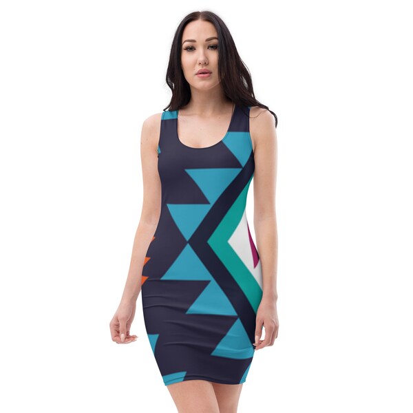 Vestido de corte y costura de sublimación