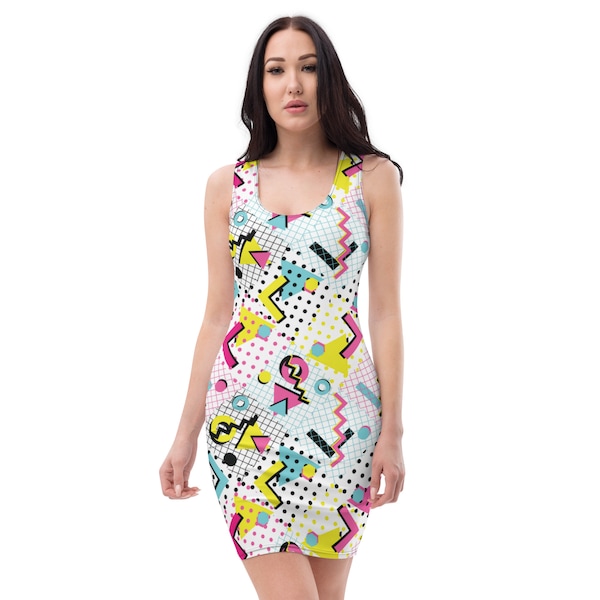 Bring Back The 80's Bodycon dress