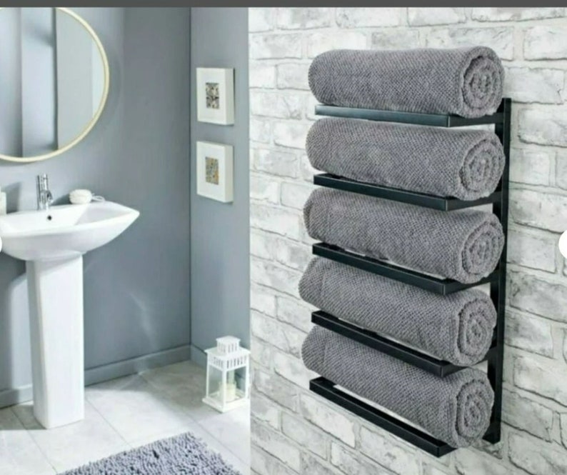 Multiple Towel Rack Bathroom Decoration Towel Storage for - Etsy