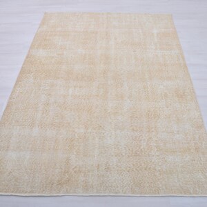 5x7 Rug,Neutral Rug,5x7 Area Rug,Turkish Rug 5x7,5x7 Vintage Rug,Living Room Rug,Faded Rug,Oushak Area Rug,Bedroom Rug,Handmade Rug,Wool Rug