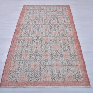 4x7,Handmade Rug,4x7 Turkish Rug,4x7 Oushak Rug,Turkish Rug,Anatolian Rug,Vintage Rug 4x7,Area Rug,Living Room Rug,Turkey Rug,Soft Rug,