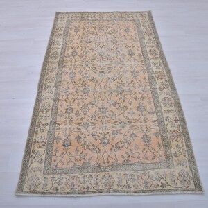 4x7,Anatolian Rug,Turkish Rug,Handmade Rug,Vintage Rug 4x7,Area Rug,Living Room Rug,Turkey Rug,Soft Rug,4x7 Turkish Rug,4x7 Oushak Rug,