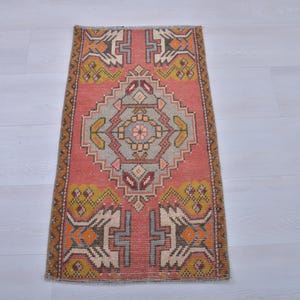 2x3,Rug,2x3 Rug,Door Mat Rug,2x3 Turkish Rug,2x3 Bath Rug,Vintage Small Rug,Oushak Bathroom Rug,Turkey Door Mat Rug,2x3 Wool Rug,2x3 Small