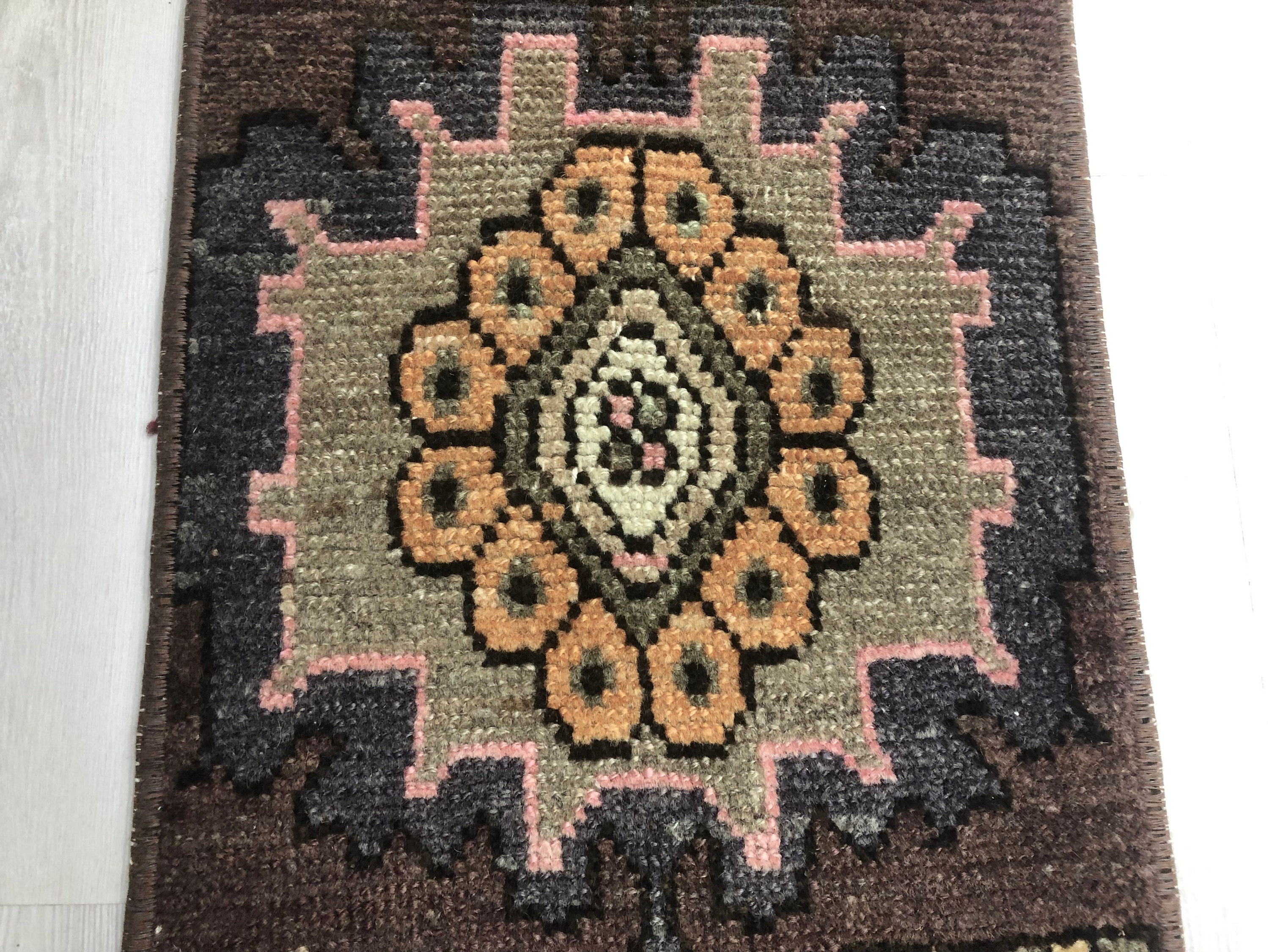 2x3 Mini Rug,bathroom Rug,handmade Small Rug,2x3 Rugs,small Rug,wool Rug,2x3 Rug,boho Rug