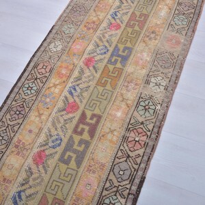 2x7 Rug,2x7 Runner Rug,2x7 Turkish Rug,2x7 Vintage Rug,2x7 Oushak Rug,Kitchen Rug,Hallway Rug,Entry Rug,Wool Rug,Anatolian Rug,Boho Rug