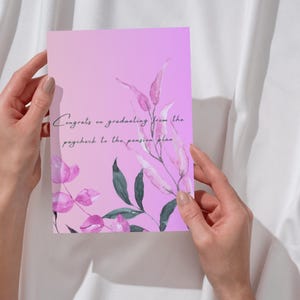 Carte de retraite IMPRIMABLE, carte de retraite drôle, cadeau de retraite heureuse, carte d'adieu pour retraité, pdf de téléchargement immédiat, cadeau pour des collègues