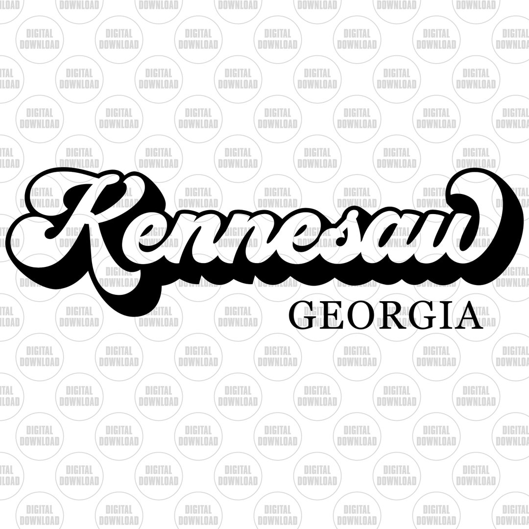 Kennesaw GA Digital Download File PNG File Etsy