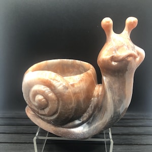 Succulent/Air Plant Snail Planter, Indoor Resin Decorative Snail Planter, Rose Gold/Silver Indoor Planter For Artificial Plants Under 30