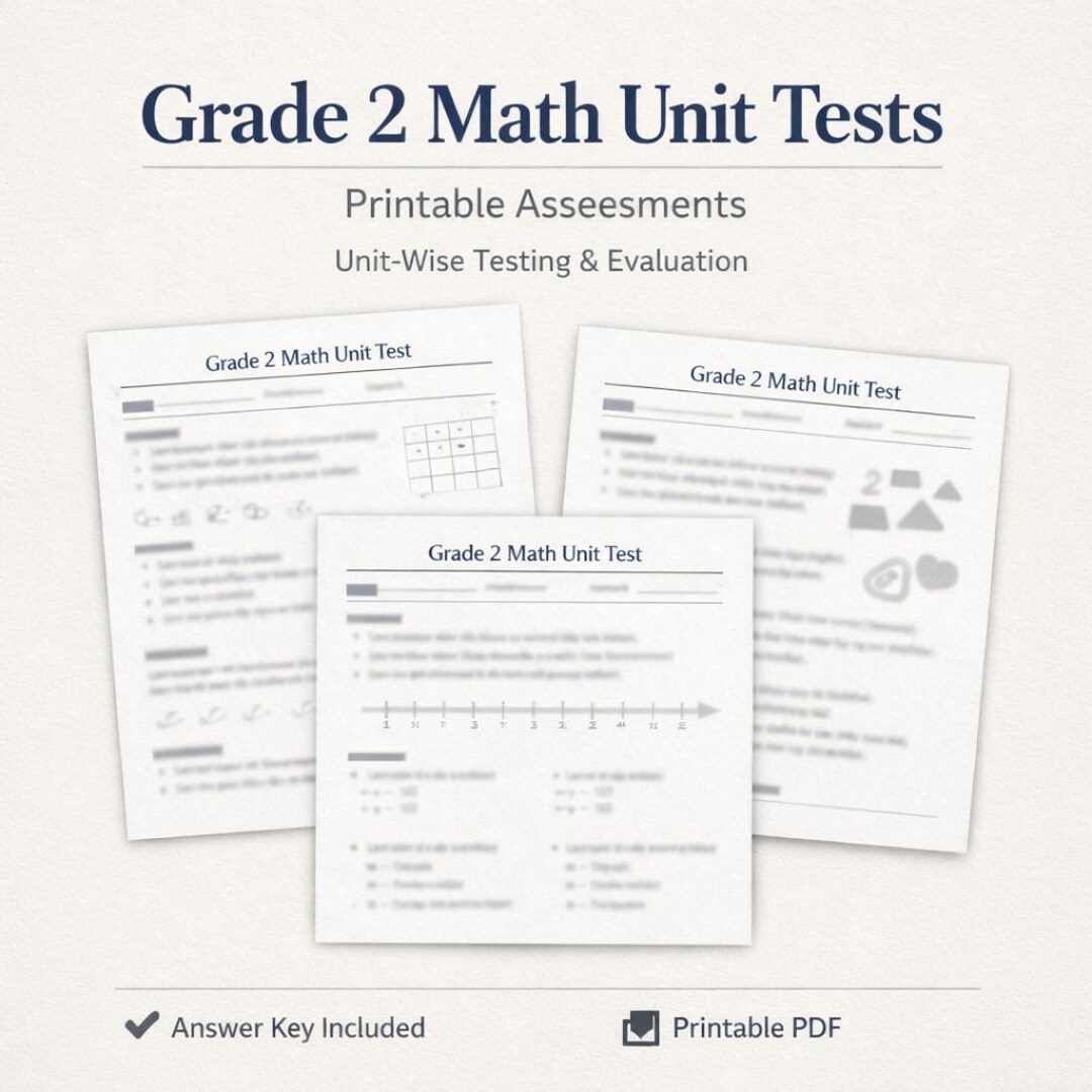 Grade 1 Math Assessment | Addition, Subtraction Worksheets (printable ...