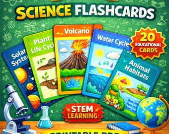 Grade 4 Science Flashcards | Printable Learning Cards for Classroom & Homeschool