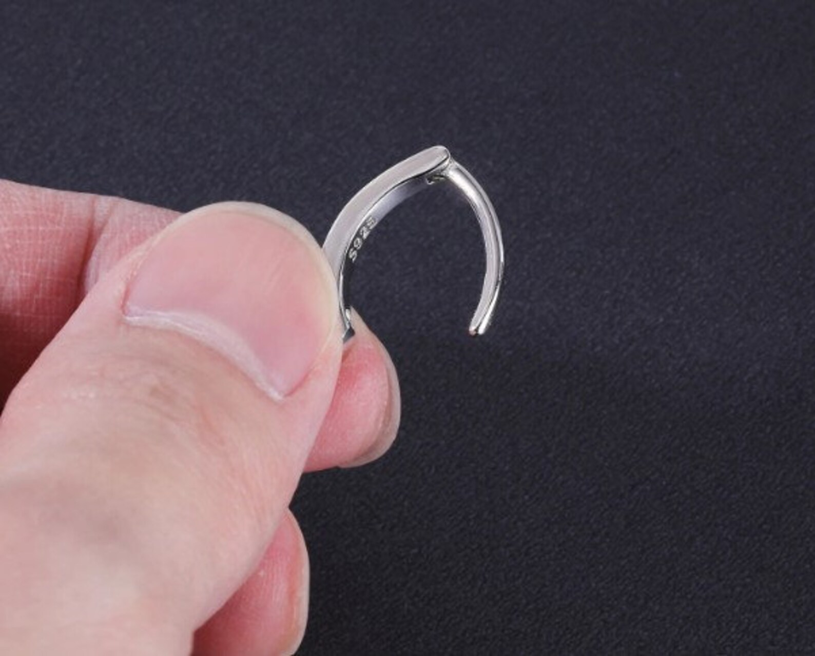 Belly Button Clicker Minimalist Sleeper Navel Ring Hinged Etsy Australia