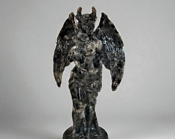 Larvakite Lilith Crystal Carving