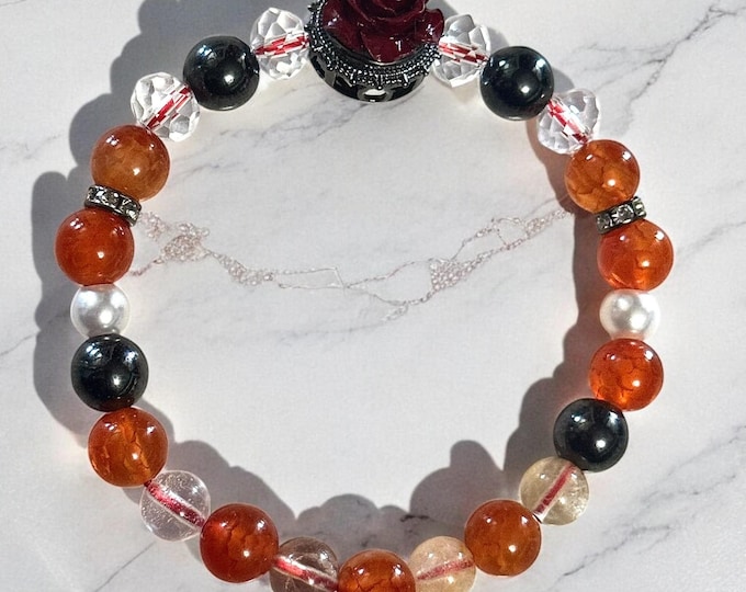 Handmade Beaded Crystal Bracelet