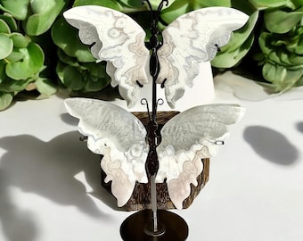 Pink Amethyst Butterfly Wings