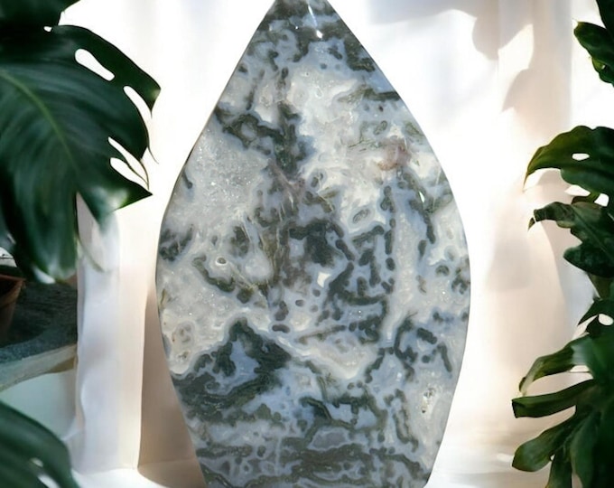 Moss Agate Flame