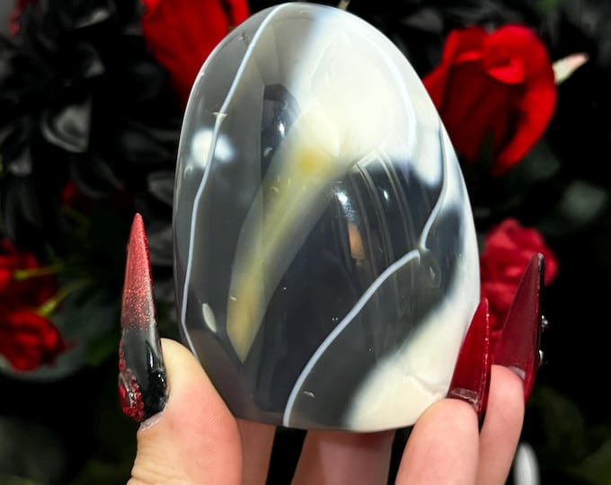 Orca Agate Freeform