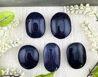 Blue Goldstone Palmstone
