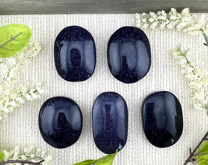 Blue Goldstone Palmstone