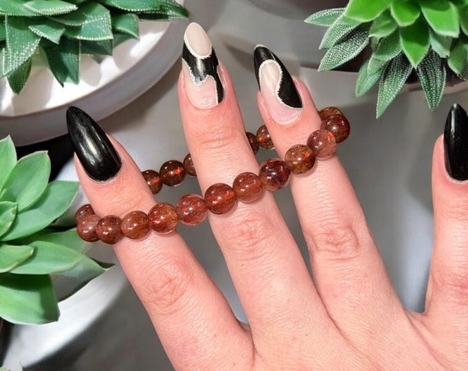 HQ Copper and Golden Rutile Quartz Bracelets