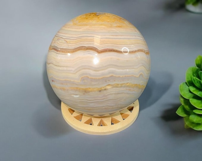 Crazy Lace Agate Sphere