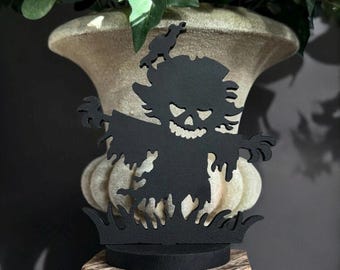 Black Obsidian Scarecrow Carving