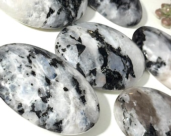 Rainbow Moonstone Palm Stones