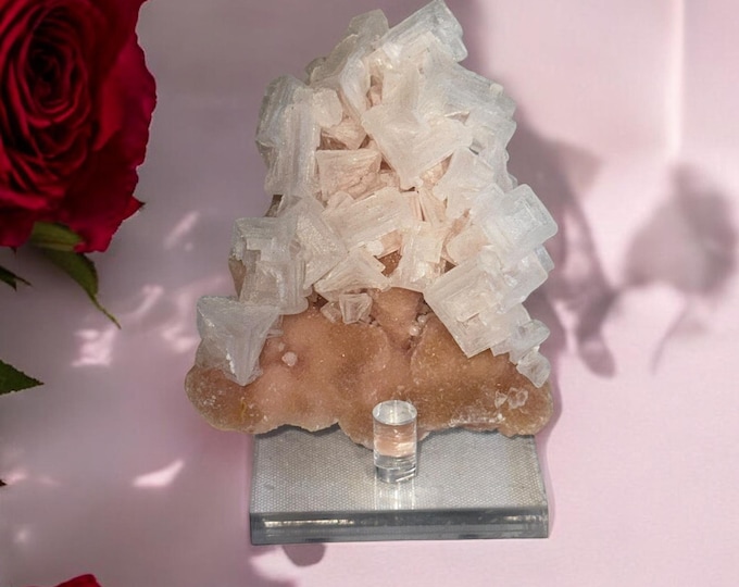 Pink Halite Specimen from Searles Lake, California