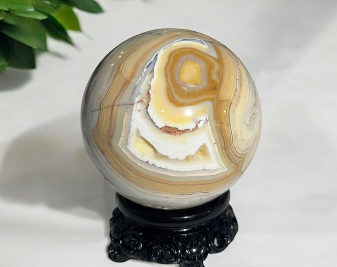 Druzy Crazy Lace Agate Sphere