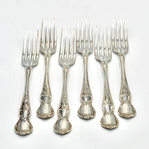 Rodd Camille Silverplated Mains (large) Forks - Set of 6 Silver Plated Cutlery
