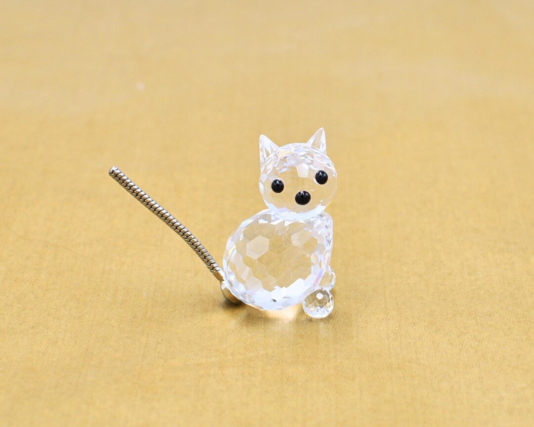 希少廃盤SWAROVSKIスワロフスキー猫ヴィンテージ 希少廃盤SWAROVSKIスワロフスキー猫ヴィンテージ