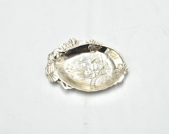 Vintage Japanische Silberne Schale