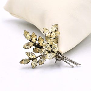 Vintage Flower Bunch Brooch By Donald Simpson - &#39;Jewel Crest&#39; 1950s - Mid Century Brooch