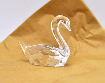 スワロフスキークリスタルの大型白鳥の置物 - 復刻版 - Etsy 日本