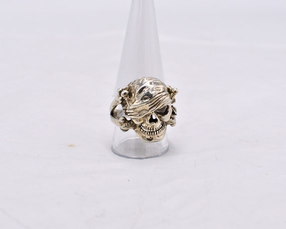 LOOT】MAD of Viking 925 / 18K skull ring