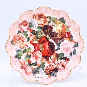 【美品! 】フランクリンミント　グレースデモナコ モナコローズ　限定プレート 美品! 】フランクリンミント グレースデモナコ モナコローズ