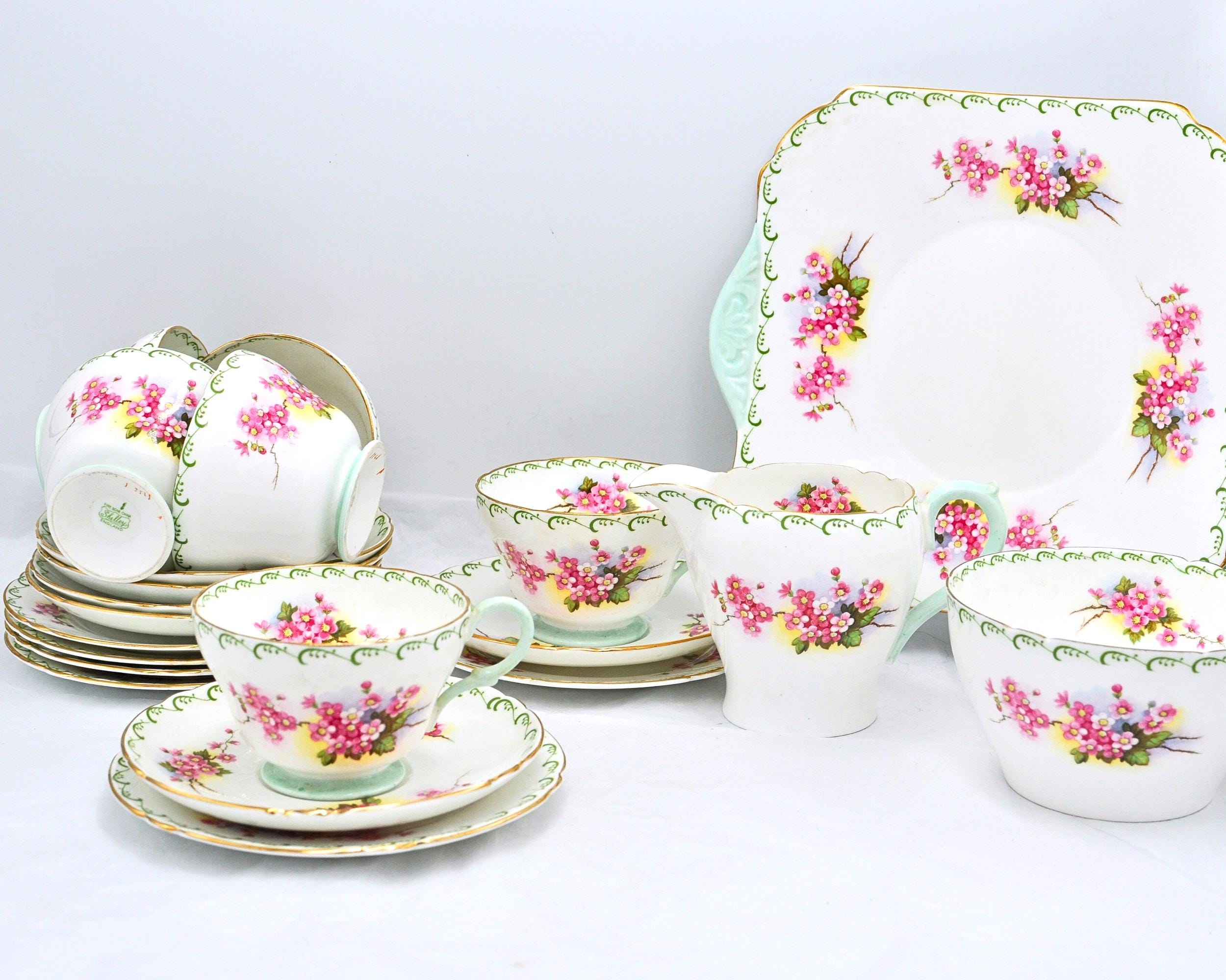 Shelley tea set - Etsy 日本
