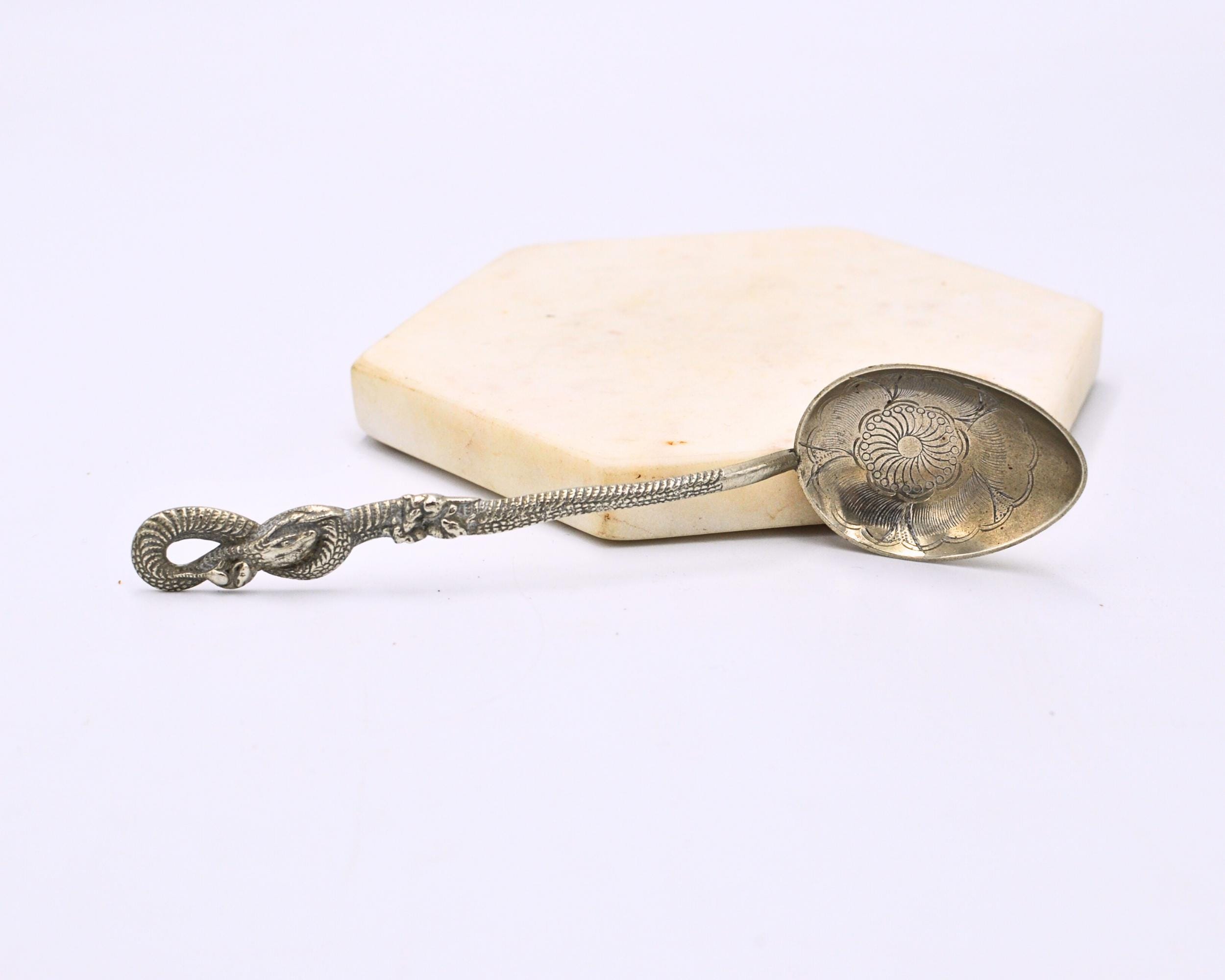 Silver Teaspoon 84 Nagasaki Souvenir Spoon - Antique Silverware