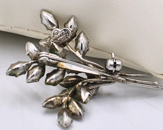 Vintage Flower Bunch Brooch by Donald Simpson 'jewel Crest