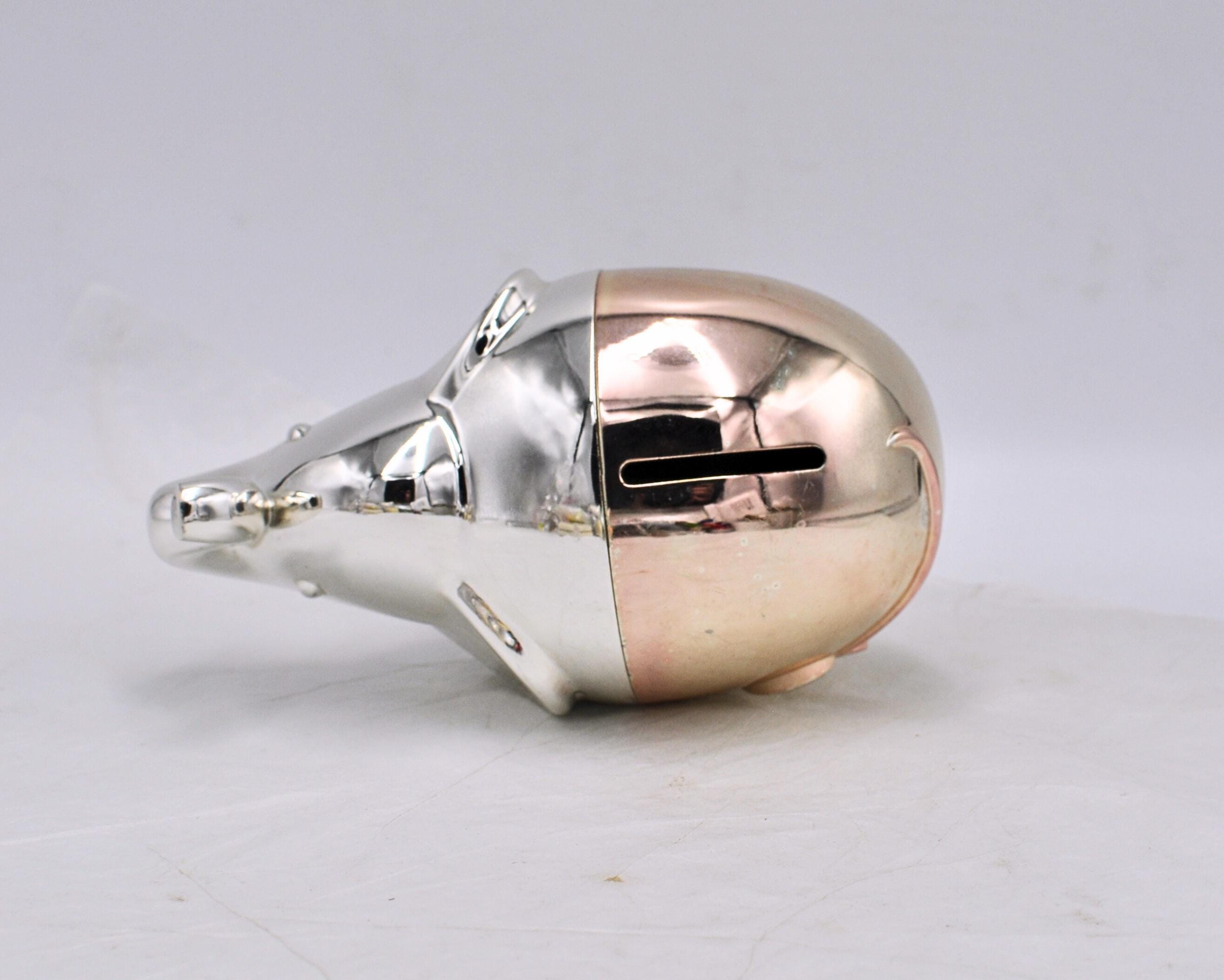 Wedgwood Vera Wang Silverplated Elephant Piggy Bank - Two-tone