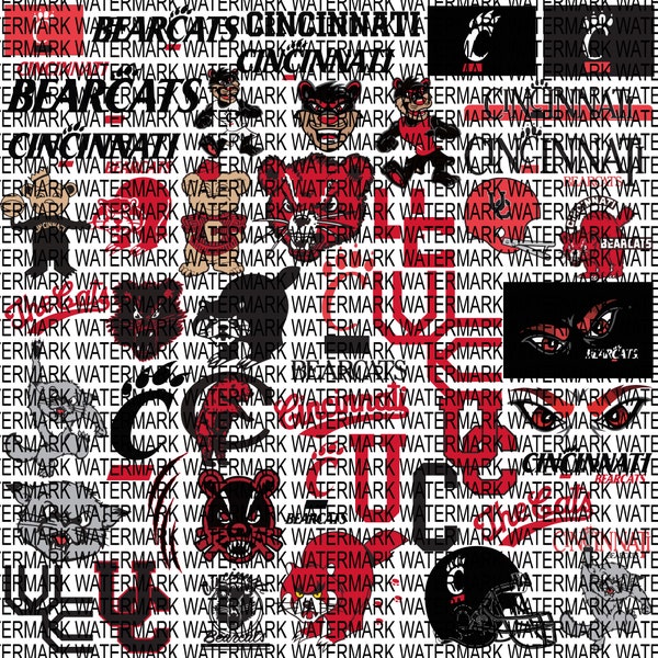 Cincinnati University SVG, Bearcats SVG, College, Athletics, Football, Basketball, UC, Mom, Dad, Game Day, Instant Download