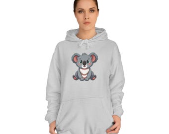 Koala-hoody | Sweatshirt met minimale dierenprint