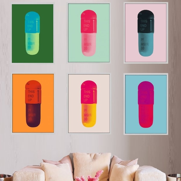 Damien Hirst, 'Pill prints', Kunstdrucke, 6 zur Auswahl, verschiedene Größen