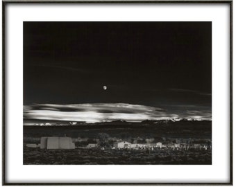 Ansel Adams, 'Moonrise', stampa d'arte, varie dimensioni