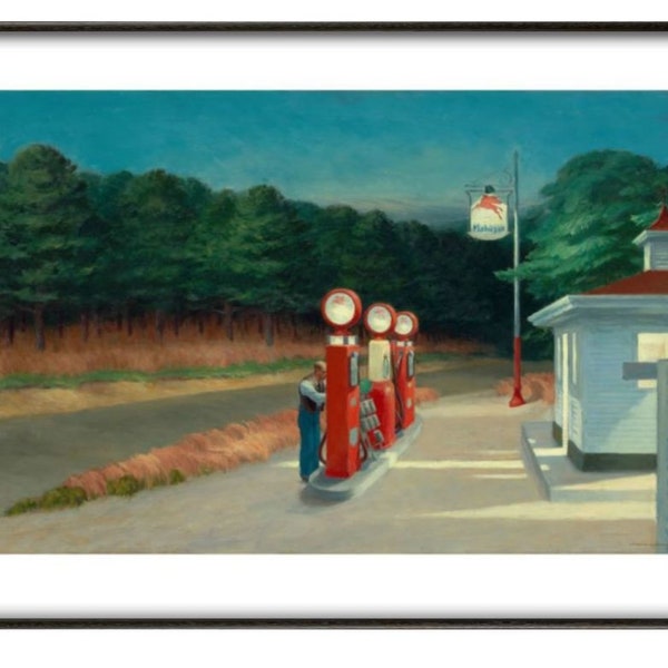 Edward Hopper, 'Gas Station', Impression d'art, Différentes tailles