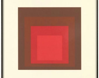 Josef Albers, 'Red, Brown', Fine art print, Various sizes