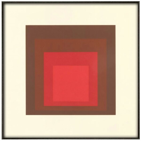 Josef Albers, 'Red, Brown', Fine art print, Various sizes